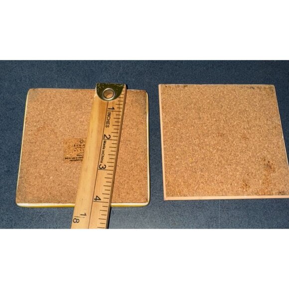 Santa Limoneira & Wine-Themed Ceramic Coasters - Picture 5 of 5